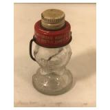 Antique JC Crosetti Glass Lantern Candy Dispenser