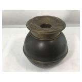 Antique Nevasmock, NY Brass Ashtray / Spitoon