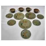 Antique Litho Tin "Fairy" Tea Set