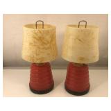 1950ï¿½s Orange Plastic #98 Portable Camping Lights