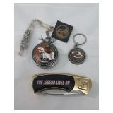 Dale Earnhardt Nascar Watch, Knife, & Keychain