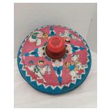 Vintage J Chein Spinning Top Toy