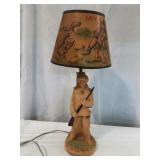 Vintage Davy Crockett Table Lamp