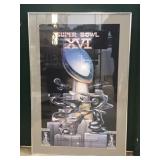 Collectible ï¿½82 Super Bowl XVI Poster with Tickets
