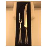 Towle Stainless Carving Knife and Fork Set