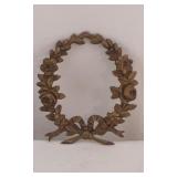 Set of Two Victorian Brass Wall Mount Wreaths
