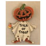 Vintage Lunch at the Ritz Jack O Lantern Pendant