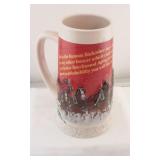 Collectible 2013 Budweiser Holiday Stein