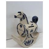 Rare Bjorn Wiinblad Rocking Horse Coin Bank