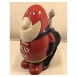 Vintage 1989 Budweiser Bud Man Ceramic Beer Stein