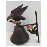 Antique Cast Iron Eagle Dinner Bell