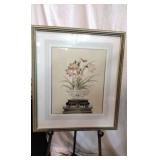 Framed Lilies, Watercolor