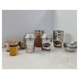 New Retro Mirro Mixette Aluminum Cups