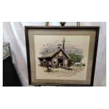 Framed Embroidered Artwork