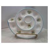 Vintage Handpainted Egg Plate