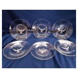 Bald Eagle Embossed Plate Set