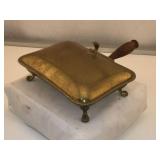 Vintage Italian Brass Footed Silent Butler