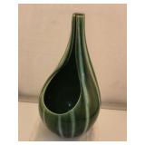 Hull Continental Evergreen Open Front Gourd Vase