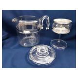 Retro Pyrex Glass 6 Cup Percolator