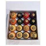 Set of Bicentennial Pool Balls