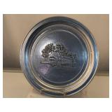 Collectible RPW Covered Bridge Pewter Plate