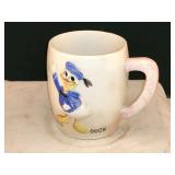 1961 Walt Disney Donald Duck Ceramic Mug