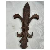 Antique Cast Iron Fleur De Lis