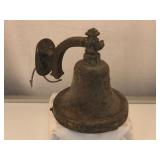 Antique Cast Iron Bell Wall Mount Light Fixture