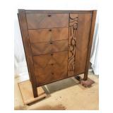 Mid-Century Modern Dresser Armoire