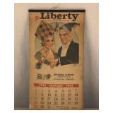 1933 Liberty "A Weekly For Everybody" Calendar