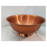 Vintage Solid Copper Bowl