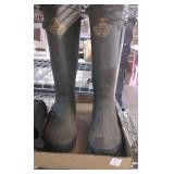 Boots and binoculars