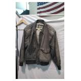 Leather Bomber Jacket