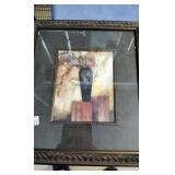 Floral paitning, vintage coca cola calender