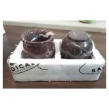 Set of 10 RadicalN Marble Shot Glasses