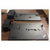 Two Lenovo ThinkPad Dock stations