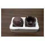 Set of 10 RadicalN Marble Shot Glasses