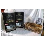 Tidy Home Decor Wooden Tissue Box