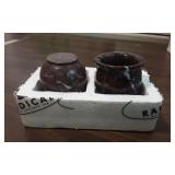 Set of 10 RadicalN Marble Shot Glasses