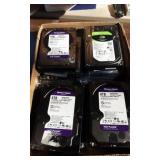 Eight Western Digital & Seagate 6TB Hard drives