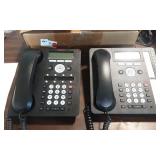 Two Avaya Office Phones