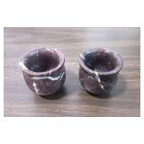 Set of 10 RadicalN Marble Shot Glasses