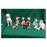 Ceramic Animal Figurines  (9)