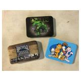 Thirty-Six Collectible Tin Boxes & Card Games