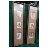 Framed Harold Rigsby Animal Prints
