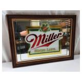 Miller High Life Advertising Mirrored Sign