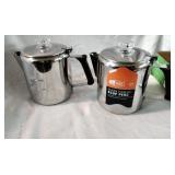 GSI Outdoors Glacier Stainless 6 Cup Percolators