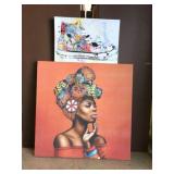 Lot of Two Assorted Wall Decor