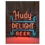 Neon Hudy Delight Beer Advertiser