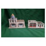 Lefton Scale Model Firehouses